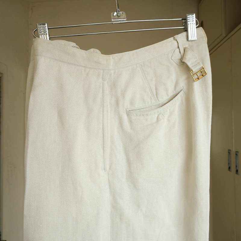 1900's WHITE LINEN TROUSERS