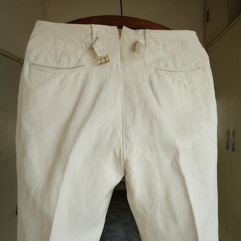 1900's WHITE LINEN TROUSERS