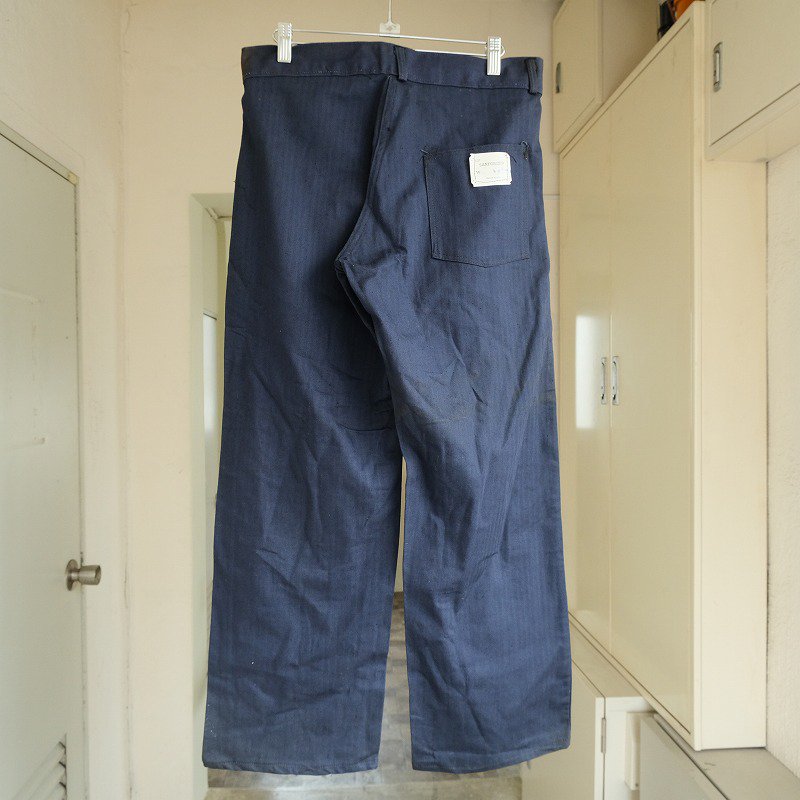 1940's NAVY HBT WORK TROUSERS