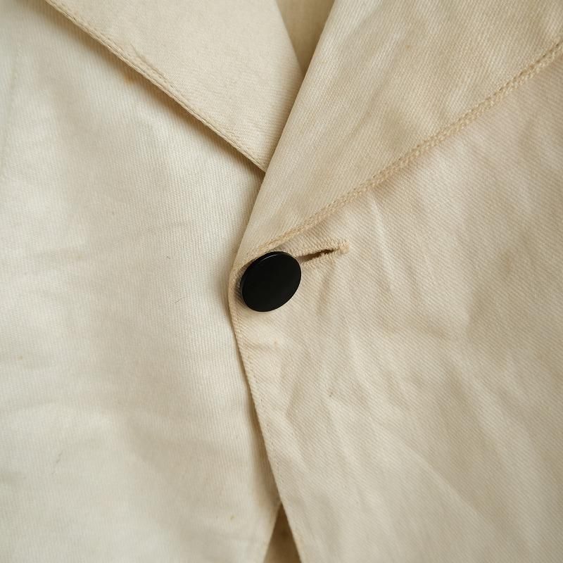 1900's WHITE COTTON SHORT SACK COAT