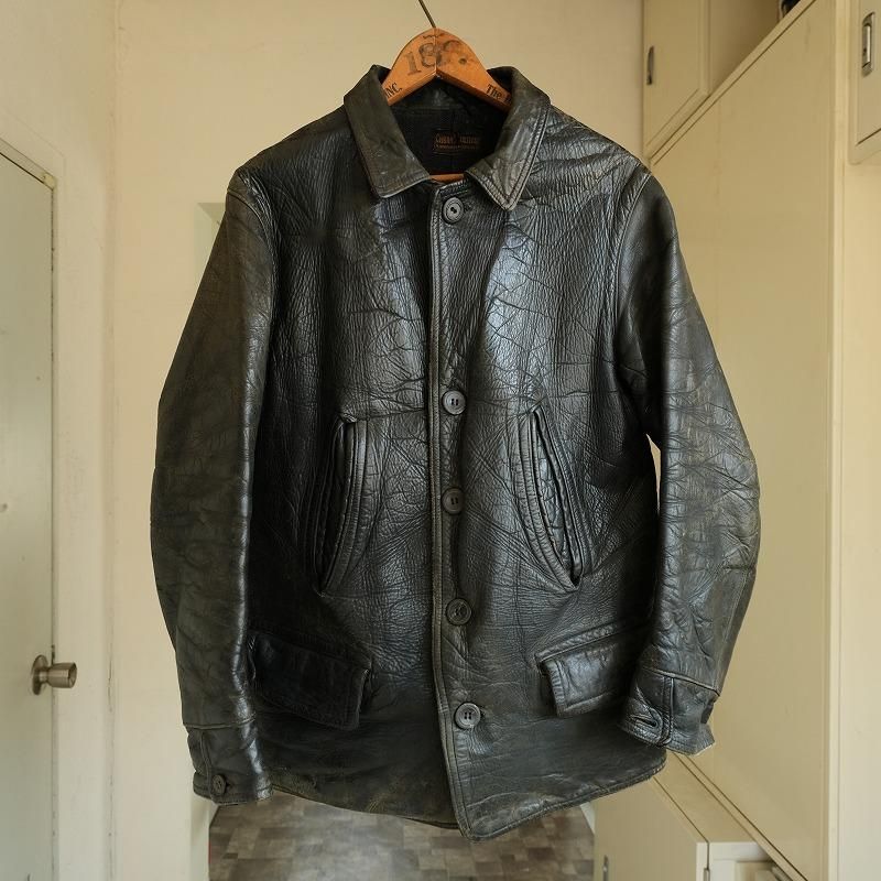 1930's LEATHER COAT