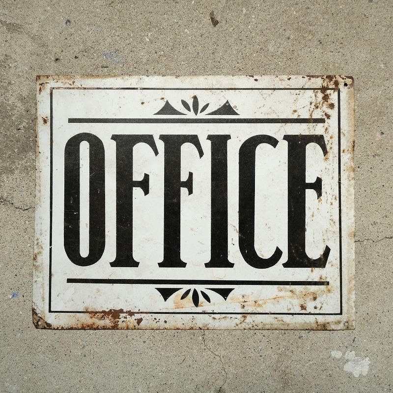 VINTAGE OFFICE SIGN