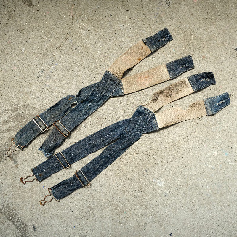 1930's NEVER RIP OVERALL SUSPENDERS