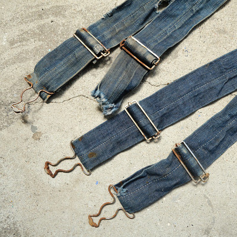 1930's NEVER RIP OVERALL SUSPENDERS