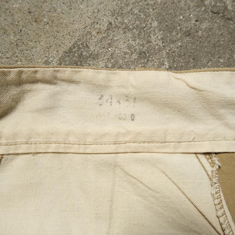 1950's U.S.ARMY COTTON KHAKI TROUSERS