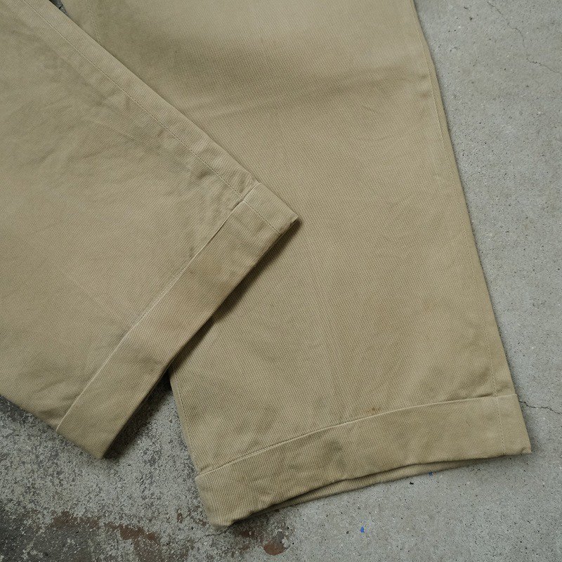 1960's U.S.ARMY COTTON KHAKI TROUSERS