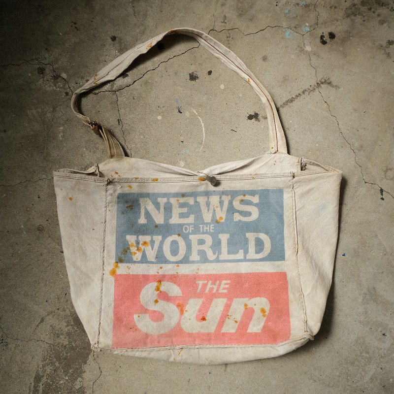 1940's THE SUN NEWSPAPER BAG