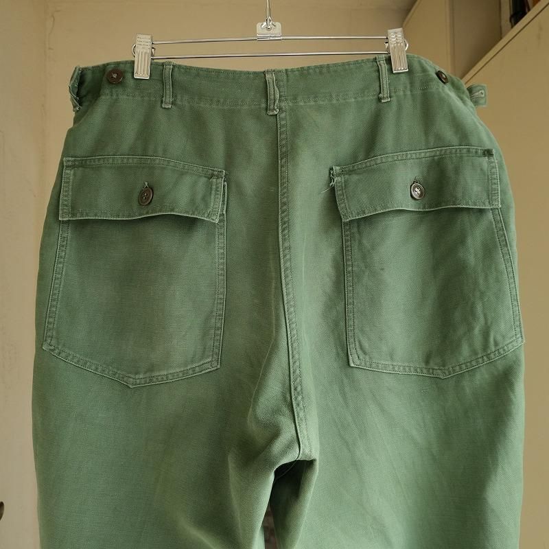 1960's U.S.ARMY COTTON SATEEN TROUSERS