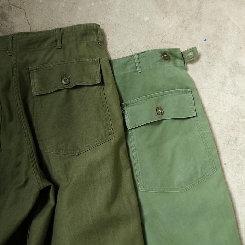 1960's U.S.ARMY COTTON SATEEN TROUSERS