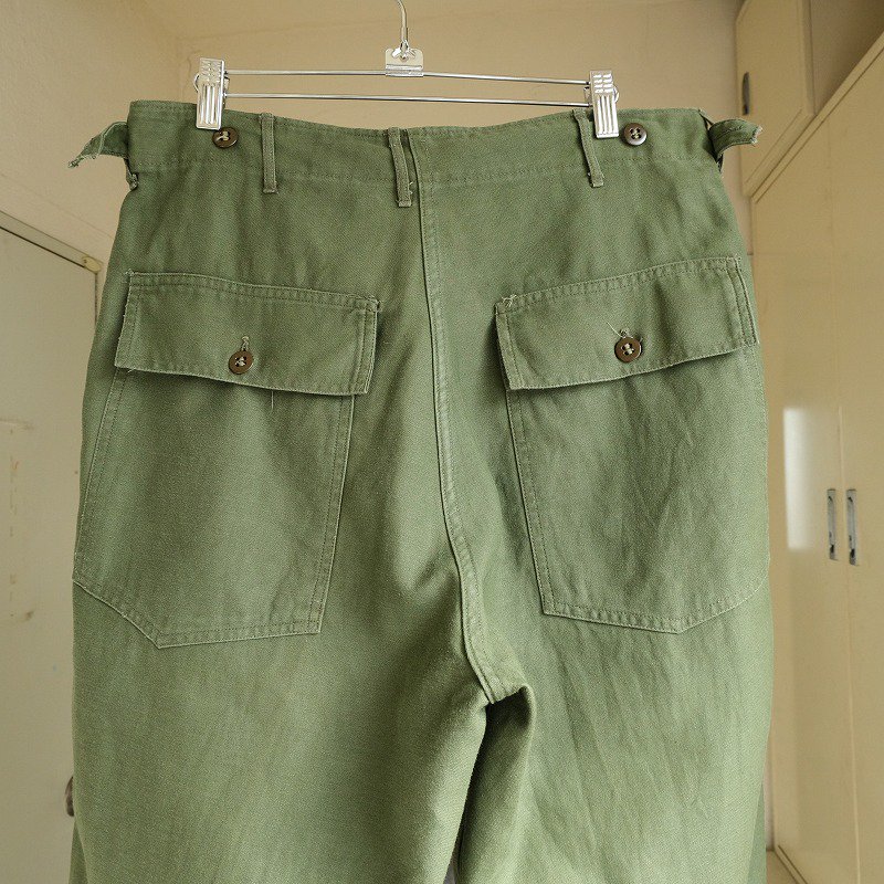 1960's U.S.ARMY COTTON SATEEN TROUSERS
