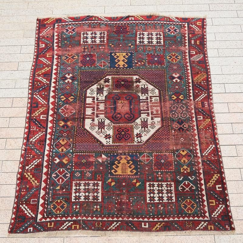 1890's ANTIQUE CAUCASIAN RUG(KARACHOPF KAZAK)