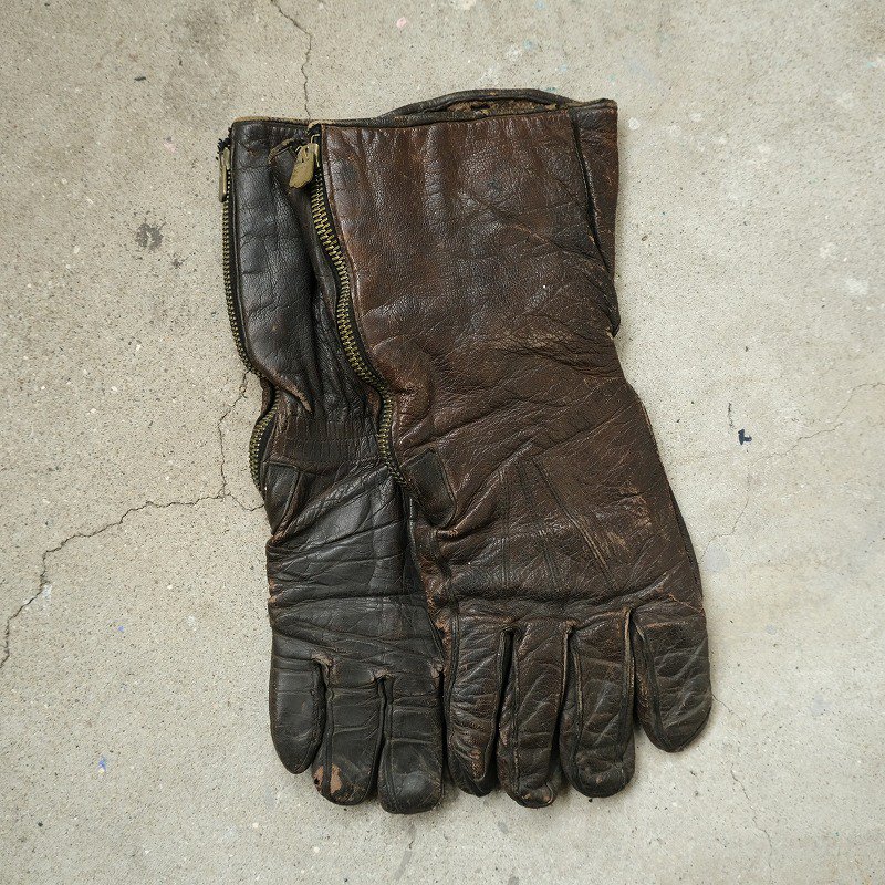 1920's LEATHER MOTORCYCLE GLOVE