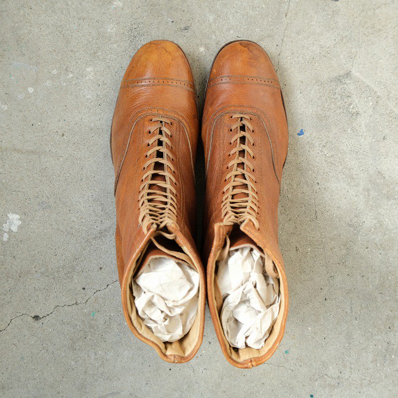 1910's ROBERTS. JOHNSON & RAND LACE UP BOOTS