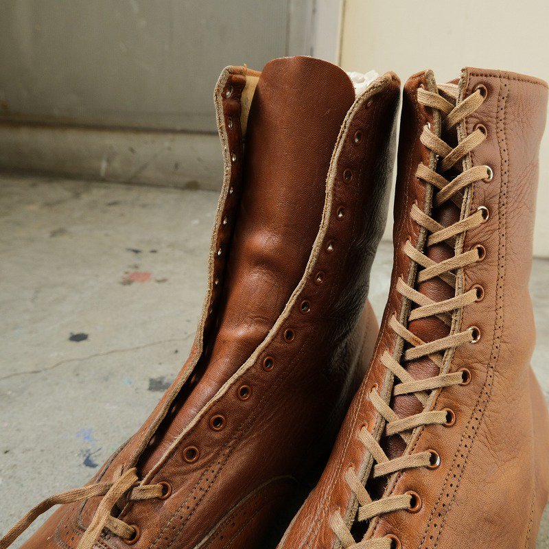 1910's ROBERTS. JOHNSON & RAND LACE UP BOOTS