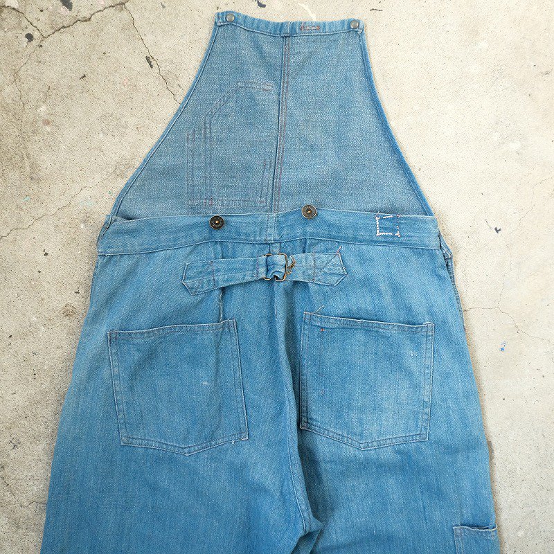 1910's UNION SPECIAL BLUE DENIM OVERALL