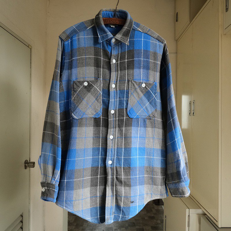 1960's WINTER KING HEAVY FLANNEL SHIRT