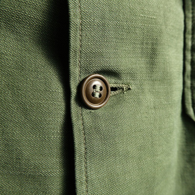 1960's U.S.ARMY COTTON SATEEN SHIRT