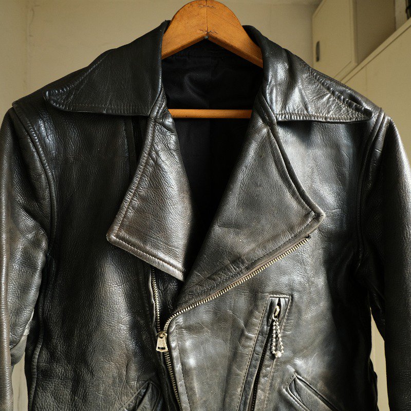 1930's HORSEHIDE DOUBLE SPORTS JACKET