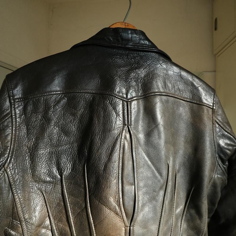 1930's HORSEHIDE DOUBLE SPORTS JACKET