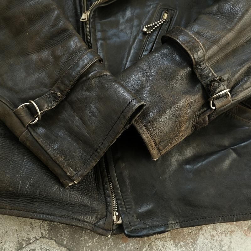 1930's HORSEHIDE DOUBLE SPORTS JACKET