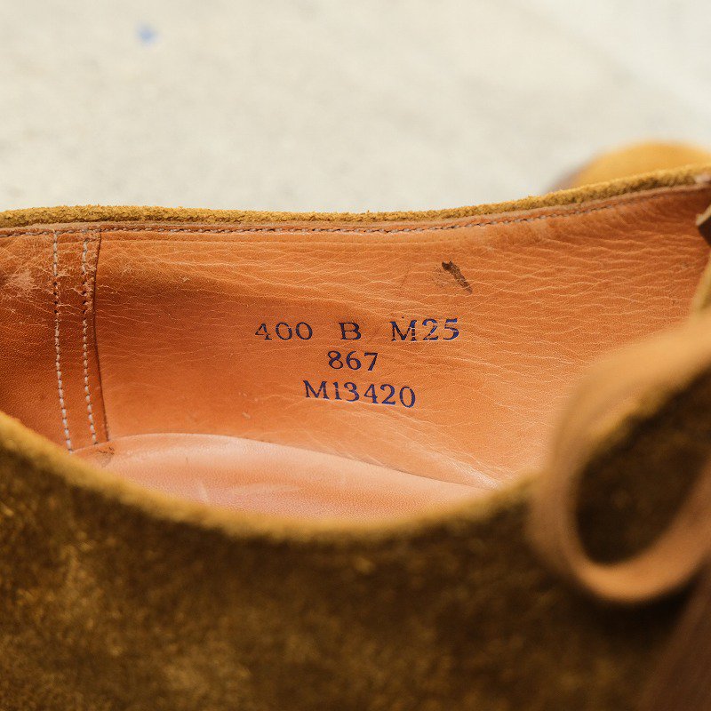 OLD BROOKS ENGLISH SUEDE SHOES (BROOKS BROTHERS)
