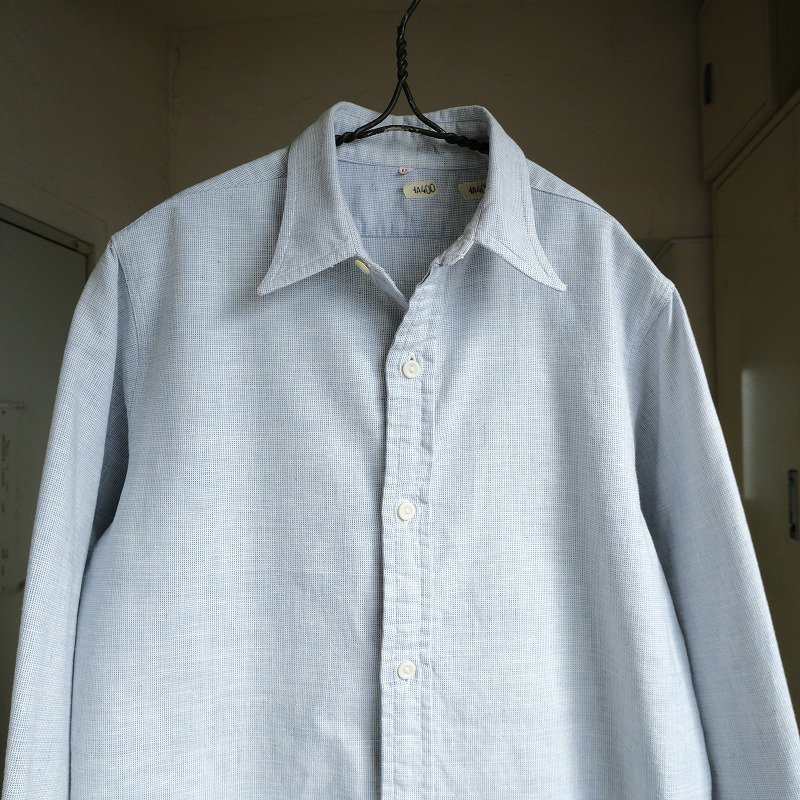 1950's U.K. PIN CHECK DRESS SHIRT