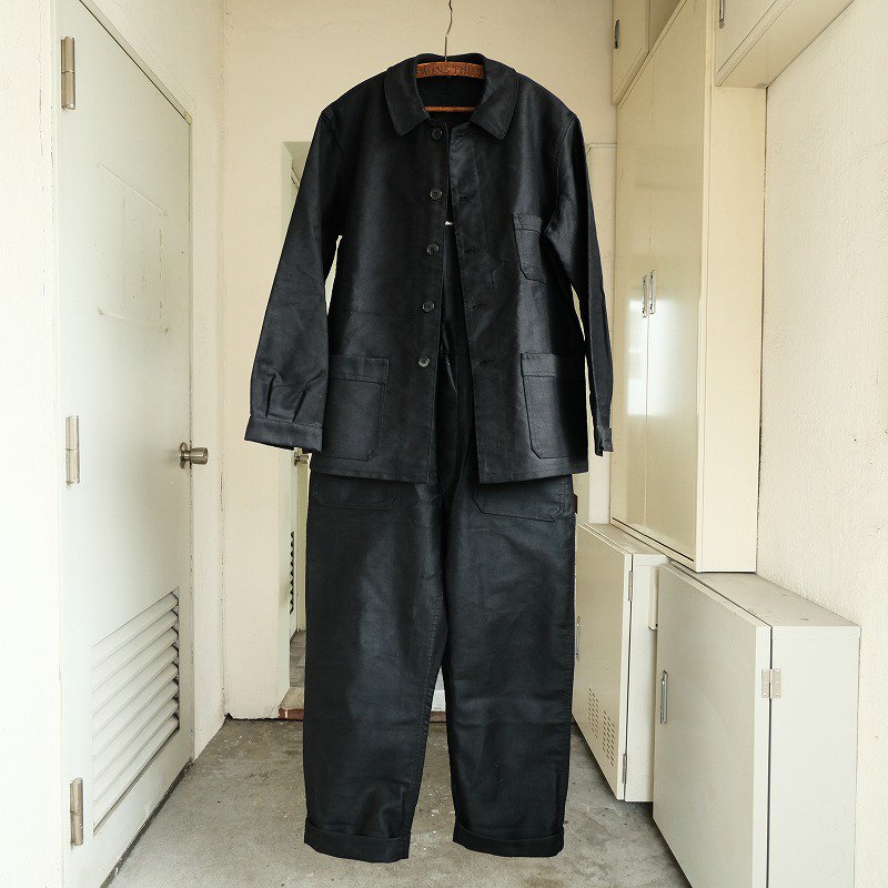 1950's MONT KEMMEL BLACK MOLESKIN OVERALL