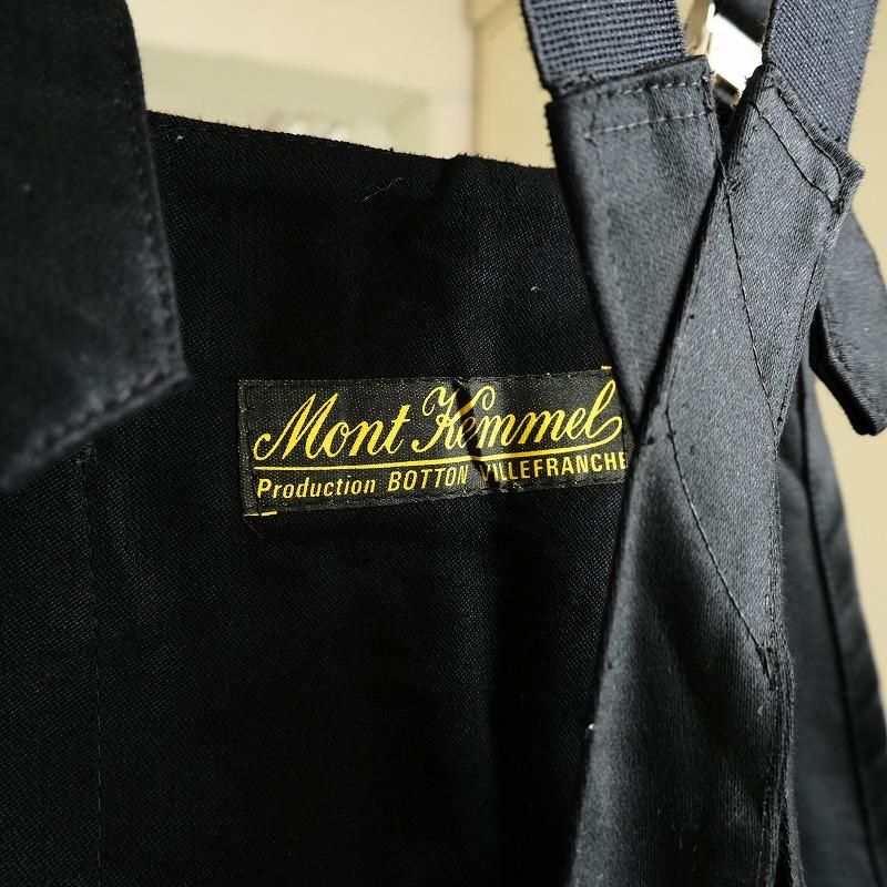 1950's MONT KEMMEL BLACK MOLESKIN OVERALL