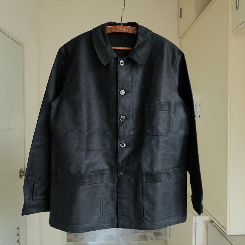 1950's DUMONT-D'URVILLE BLACK MILESKIN JACKET