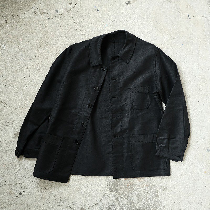 1950's DUMONT-D'URVILLE BLACK MILESKIN JACKET