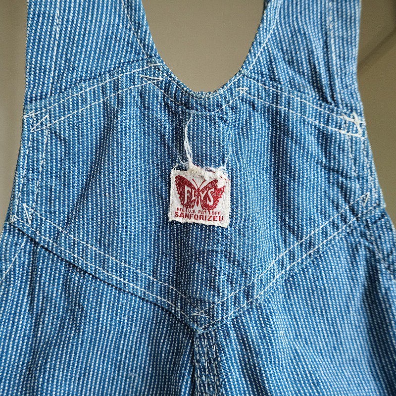 1930's FLY'S PIN STRIPE KID'S OVERALL