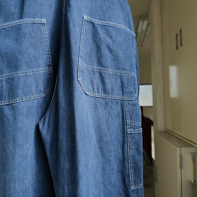 1960's HERCULES VAT DYED DENIM OVERALL - Cocky Crew Store