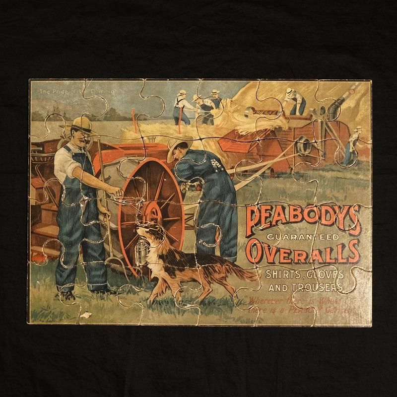 PEABODYS OVERALLS ADVERTISING PUZZLE