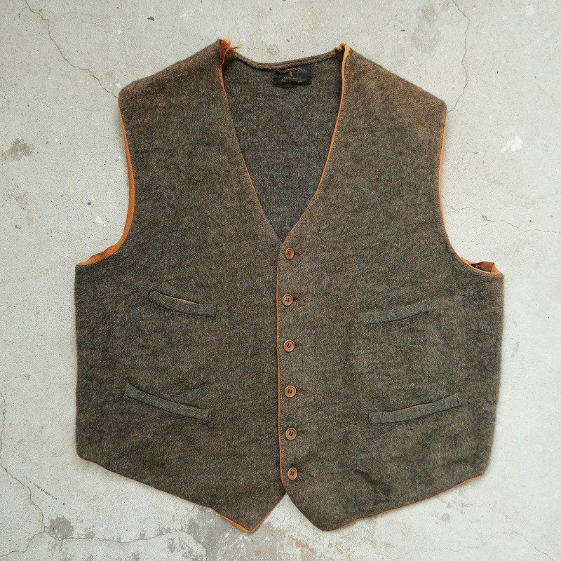 1910's WELCH MARGETSON & CO. LTD MOHAIR VEST