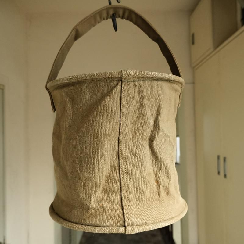 1940's U.S.ARMY ANCHOR CANVAS WATER BUCKET