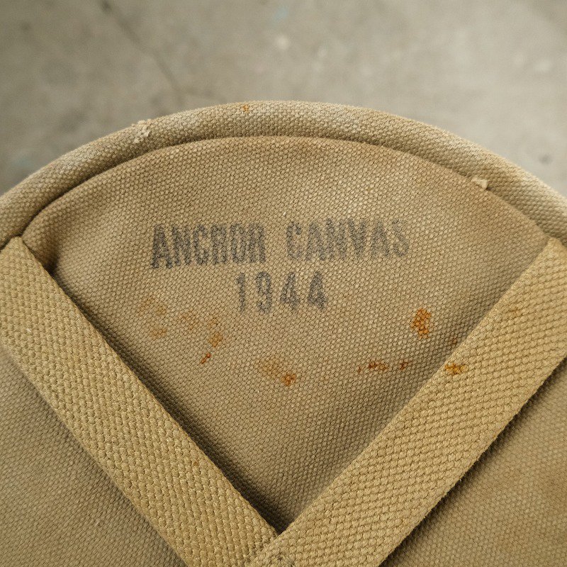 1940's U.S.ARMY ANCHOR CANVAS WATER BUCKET