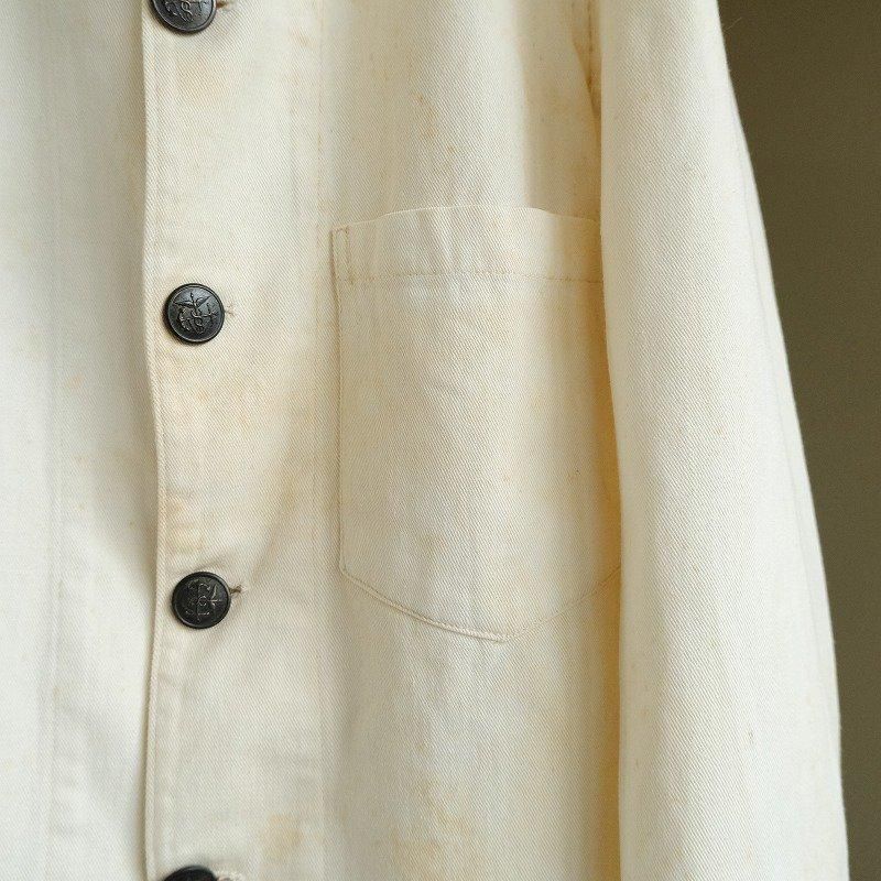 1910's WW1 U.S.N. WHITE COTTON JACKET