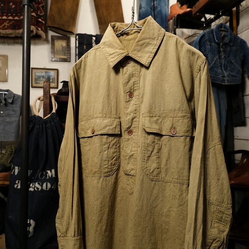 1910's WW1 U.S.ARMY COTTON PULLOVER SHIRT