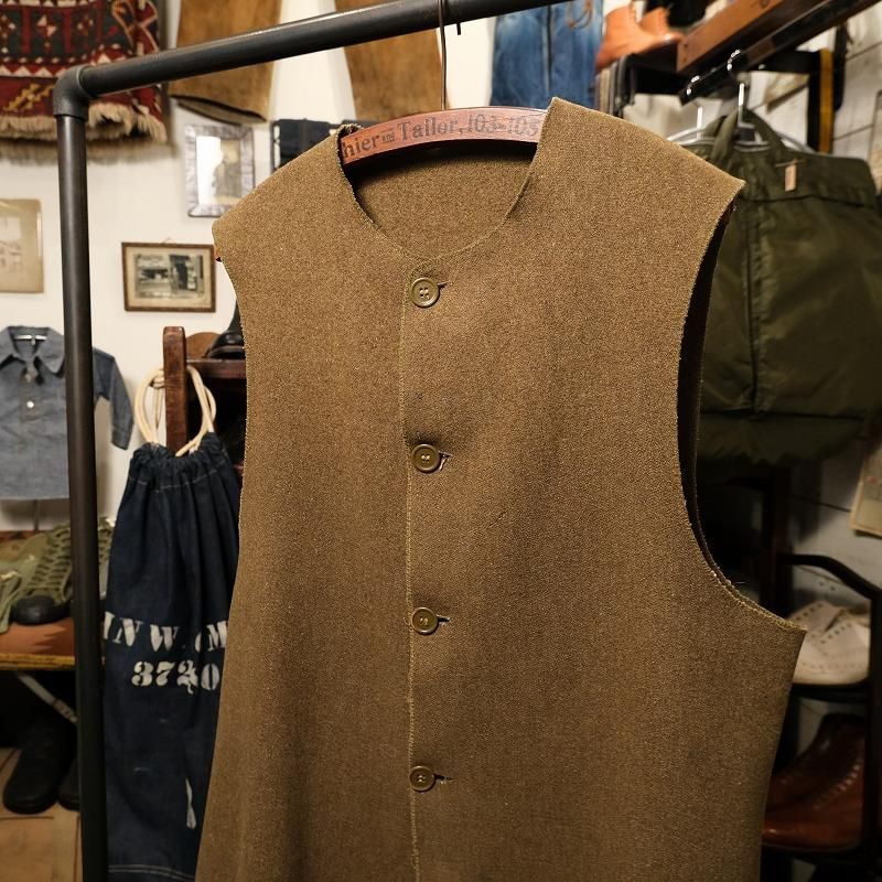 1910's WW1 U.S.ARMY WOOL JERKIN VEST