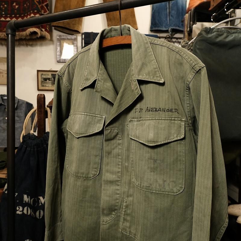 50年代USMC P-53 HBT UTILITY SHIRT