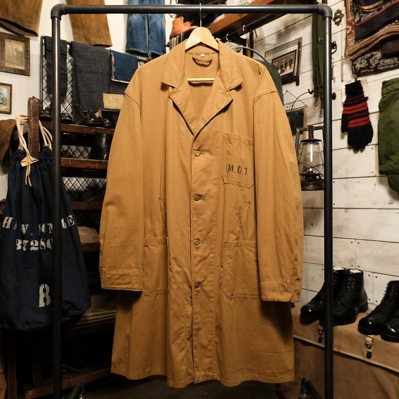 1950's HOLDFAST BROWN DRILL TWILL WORK COAT - Cocky Crew