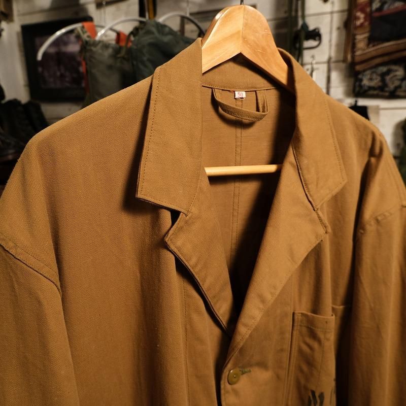 1950's HOLDFAST BROWN DRILL TWILL WORK COAT