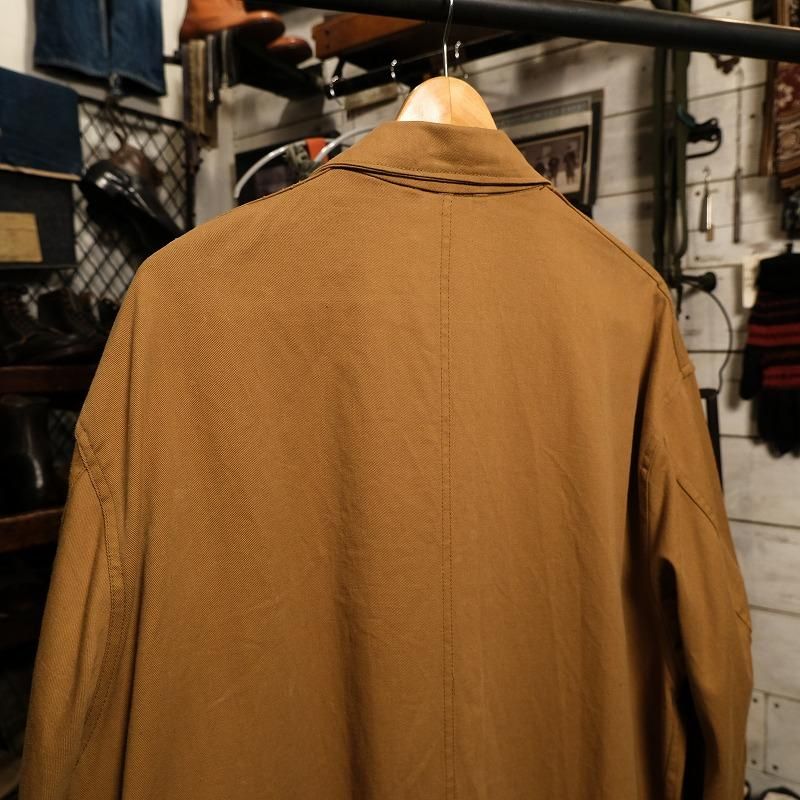 1950's HOLDFAST BROWN DRILL TWILL WORK COAT - Cocky Crew
