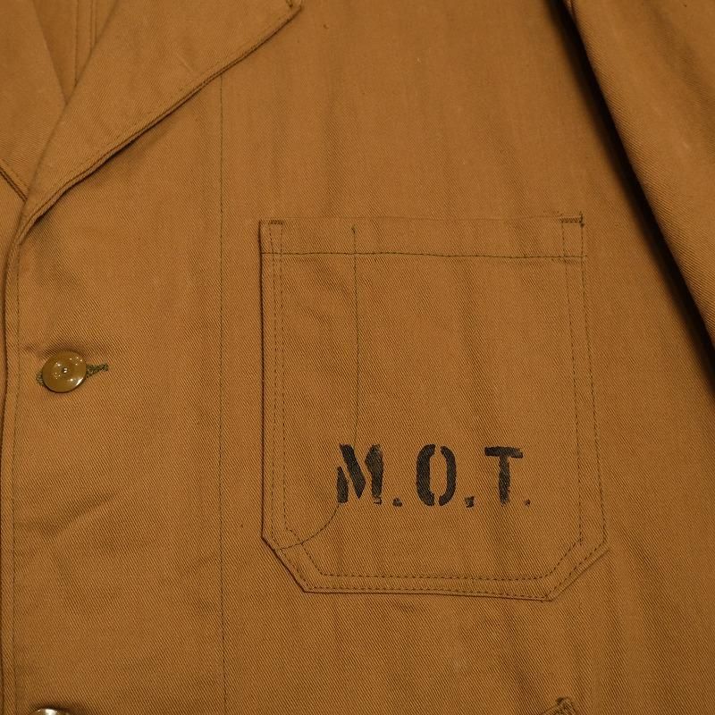 1950's HOLDFAST BROWN DRILL TWILL WORK COAT