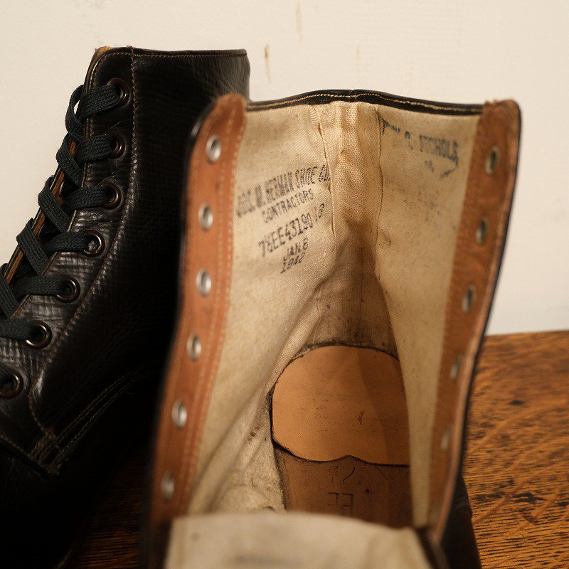 1940's USMC CAP TOE SERVICE SHOES