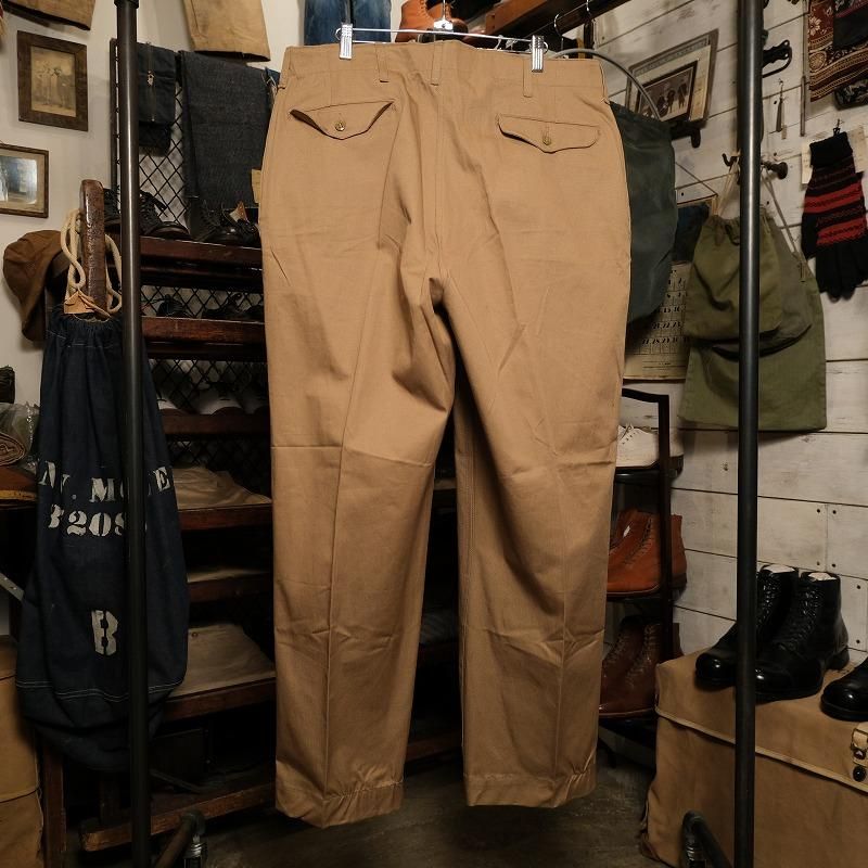 1950's U.S.MILITARY M-51 COTTON KHAKI TROUSERS