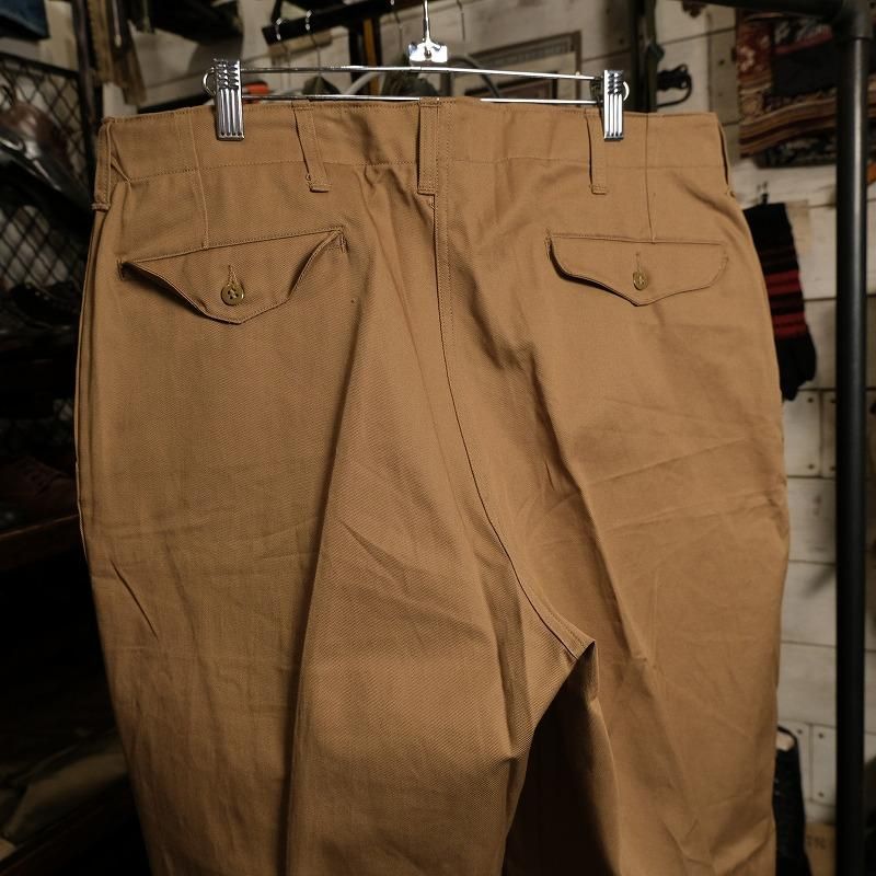 1950's U.S.MILITARY M-51 COTTON KHAKI TROUSERS