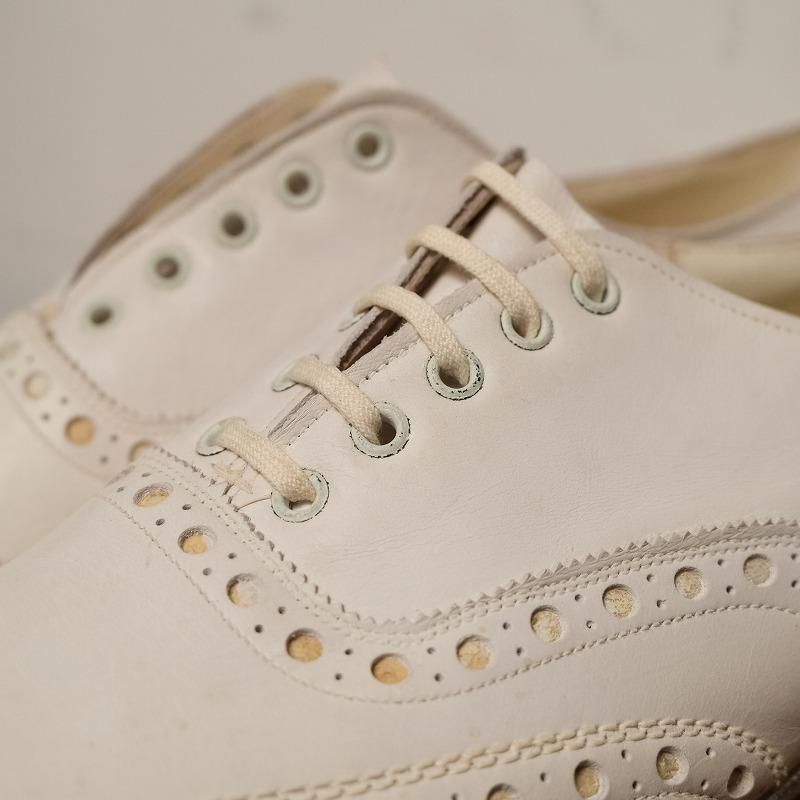 1940's ENDICOTT JOHNSON WHITE WING TIP SHOES