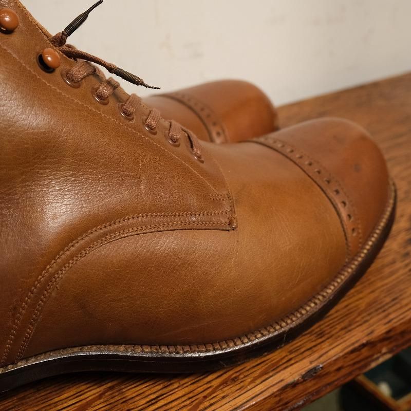 1910's WW1 U.S.M.C. CAP TOE SERVICE SHOES(JOS M.HERMAN)