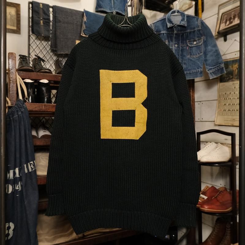 1910's A.G. SPALDING & BROS TURTLENECK SPORTS SWEATER